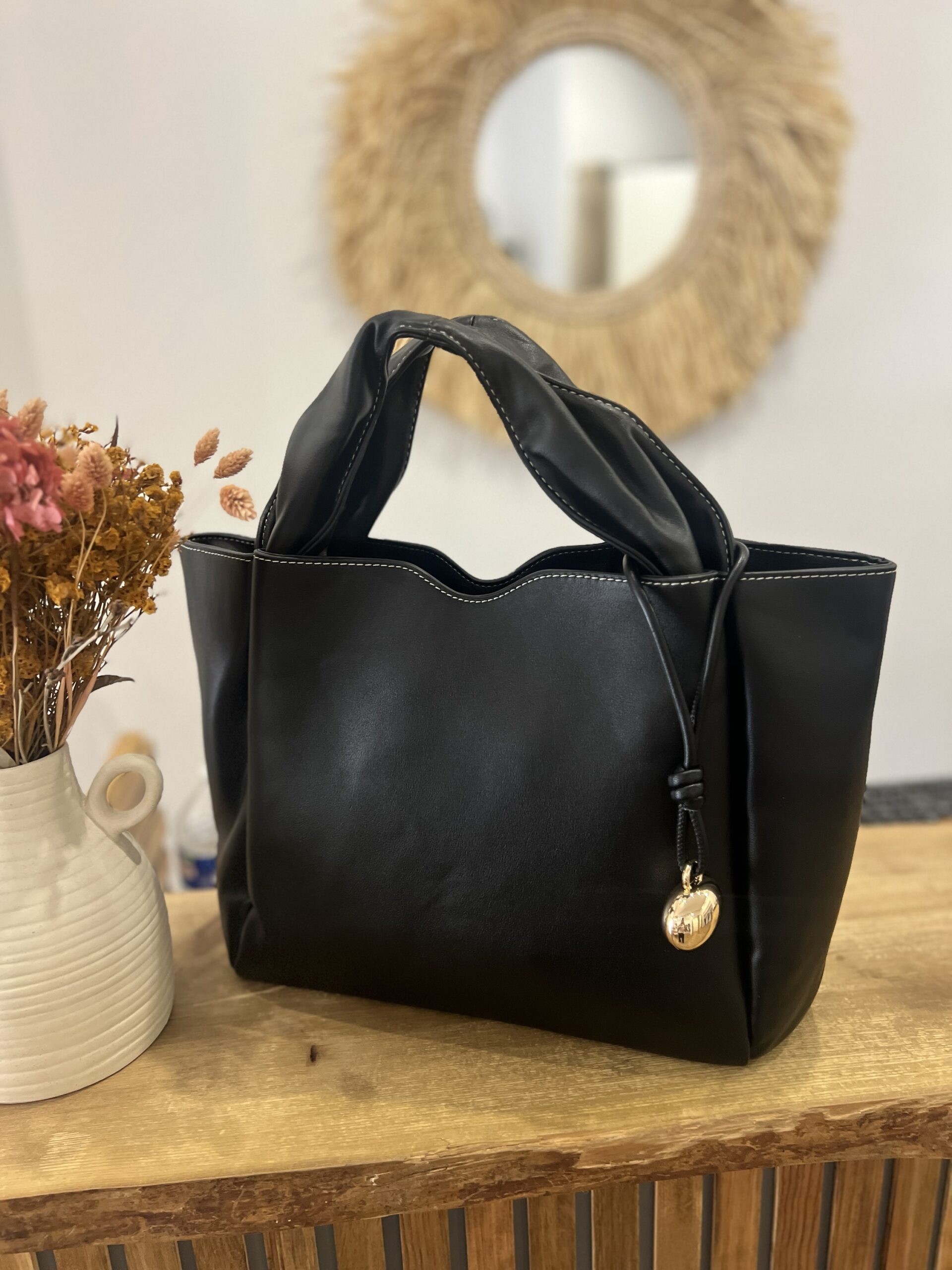 JODIE NOIR – SAC SIMILI CUIR