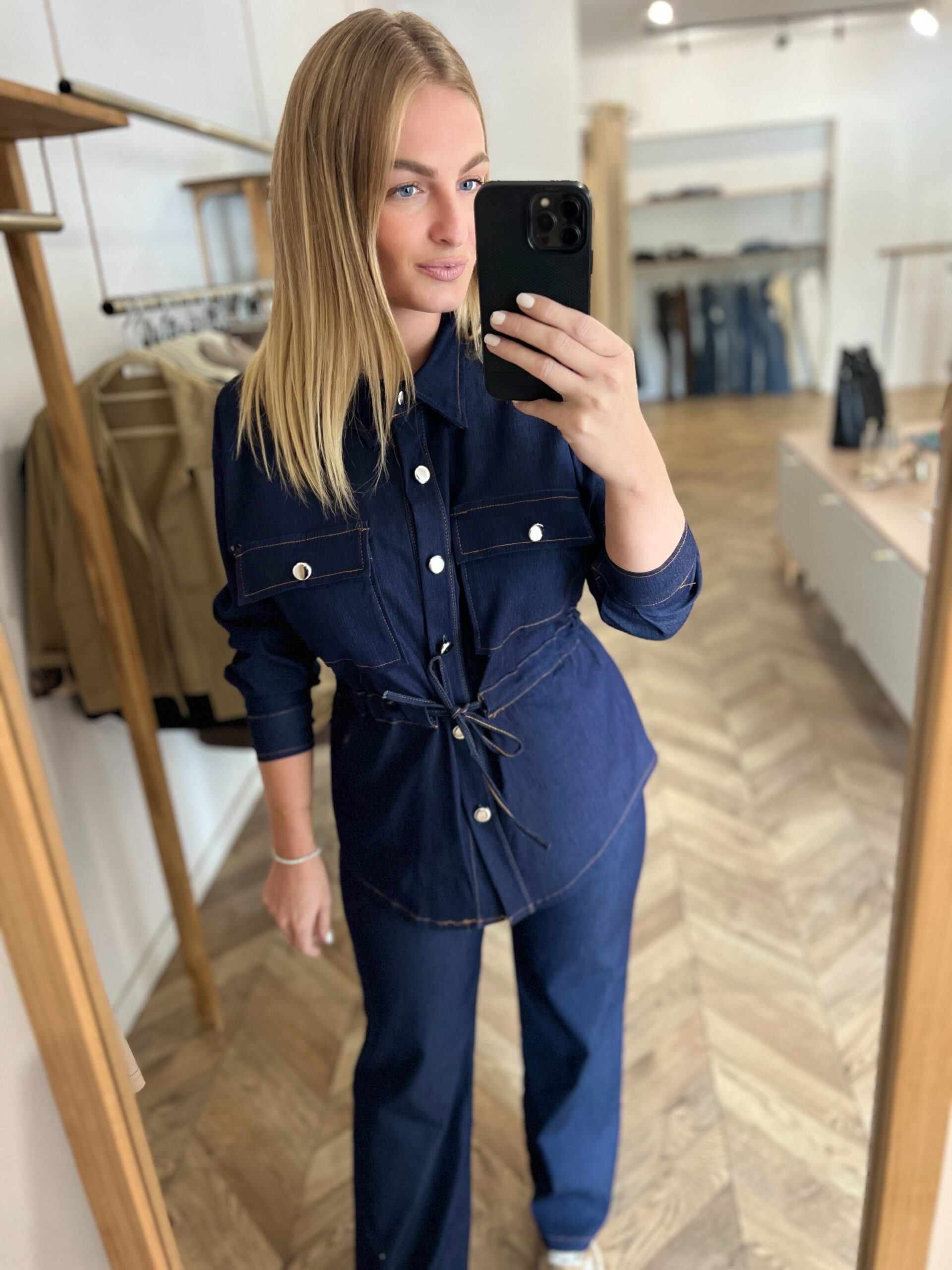 MARIE DENIM BRUT – CHEMISE