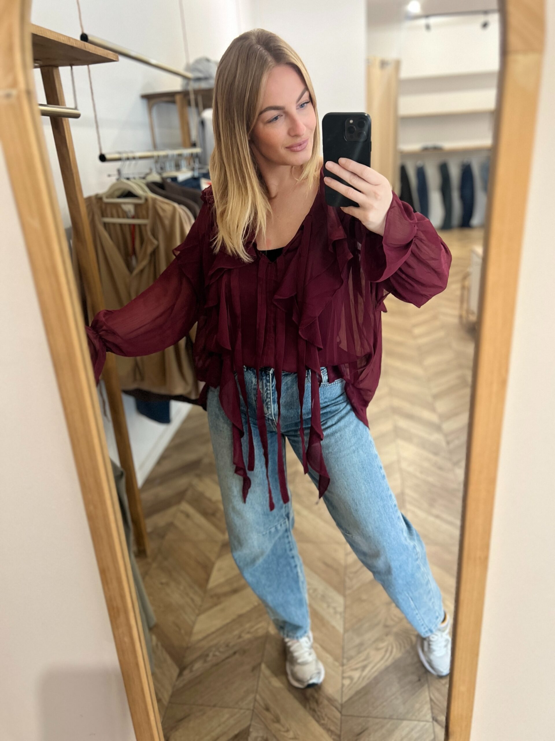 SOPHIE BORDEAUX – BLOUSE