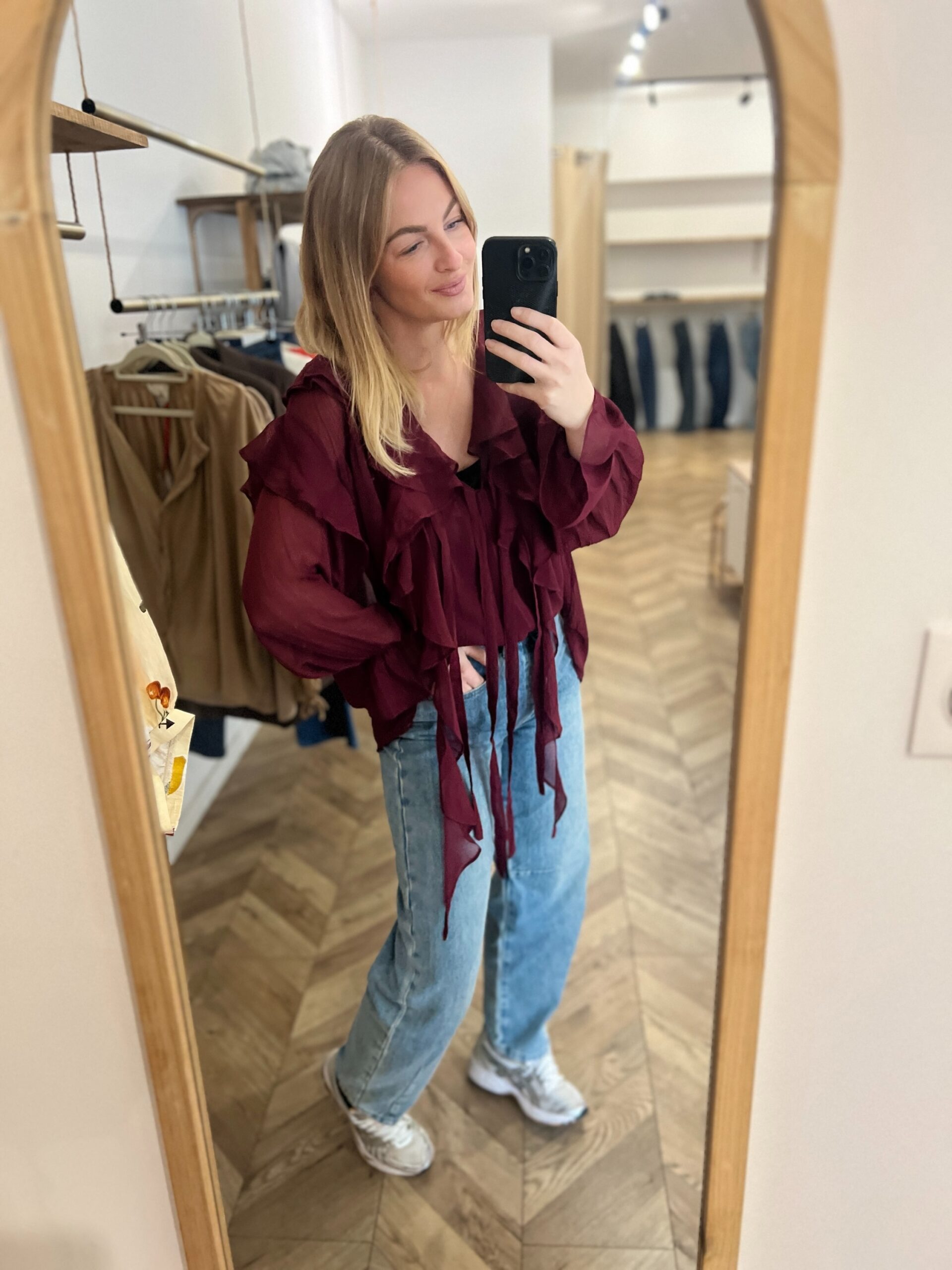 SOPHIE BORDEAUX – BLOUSE
