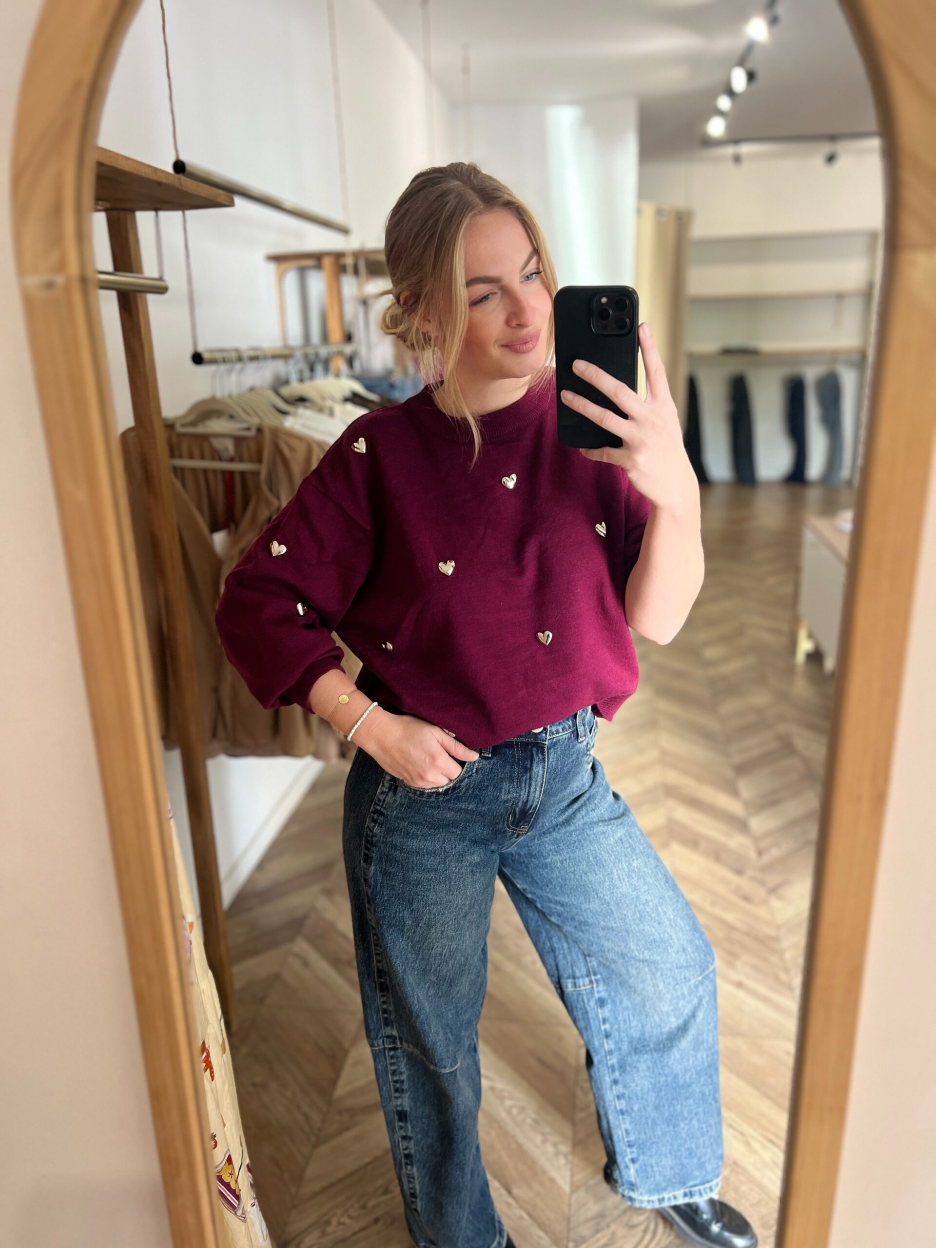 HUGO BORDEAUX – PULL