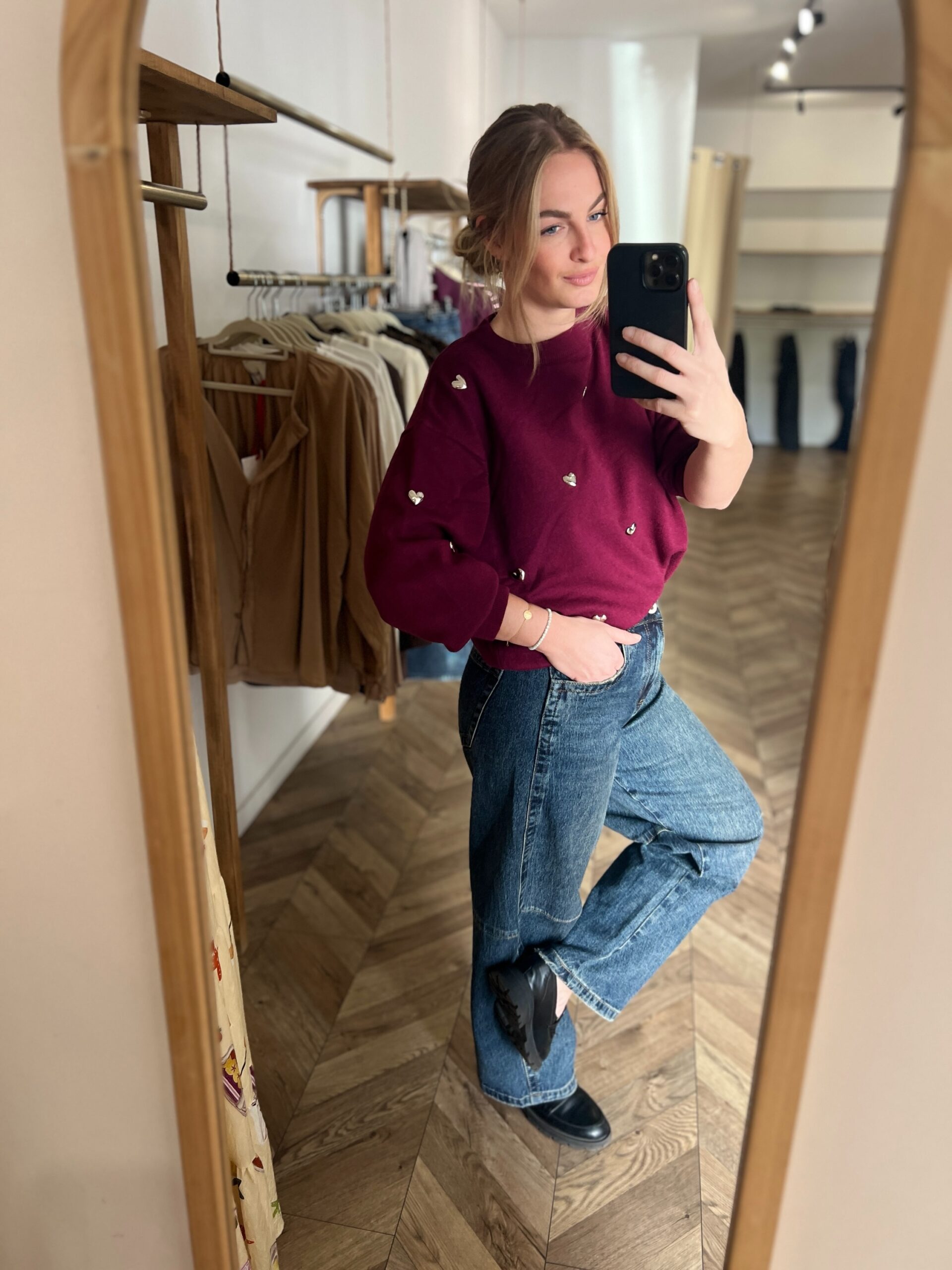 HUGO BORDEAUX – PULL