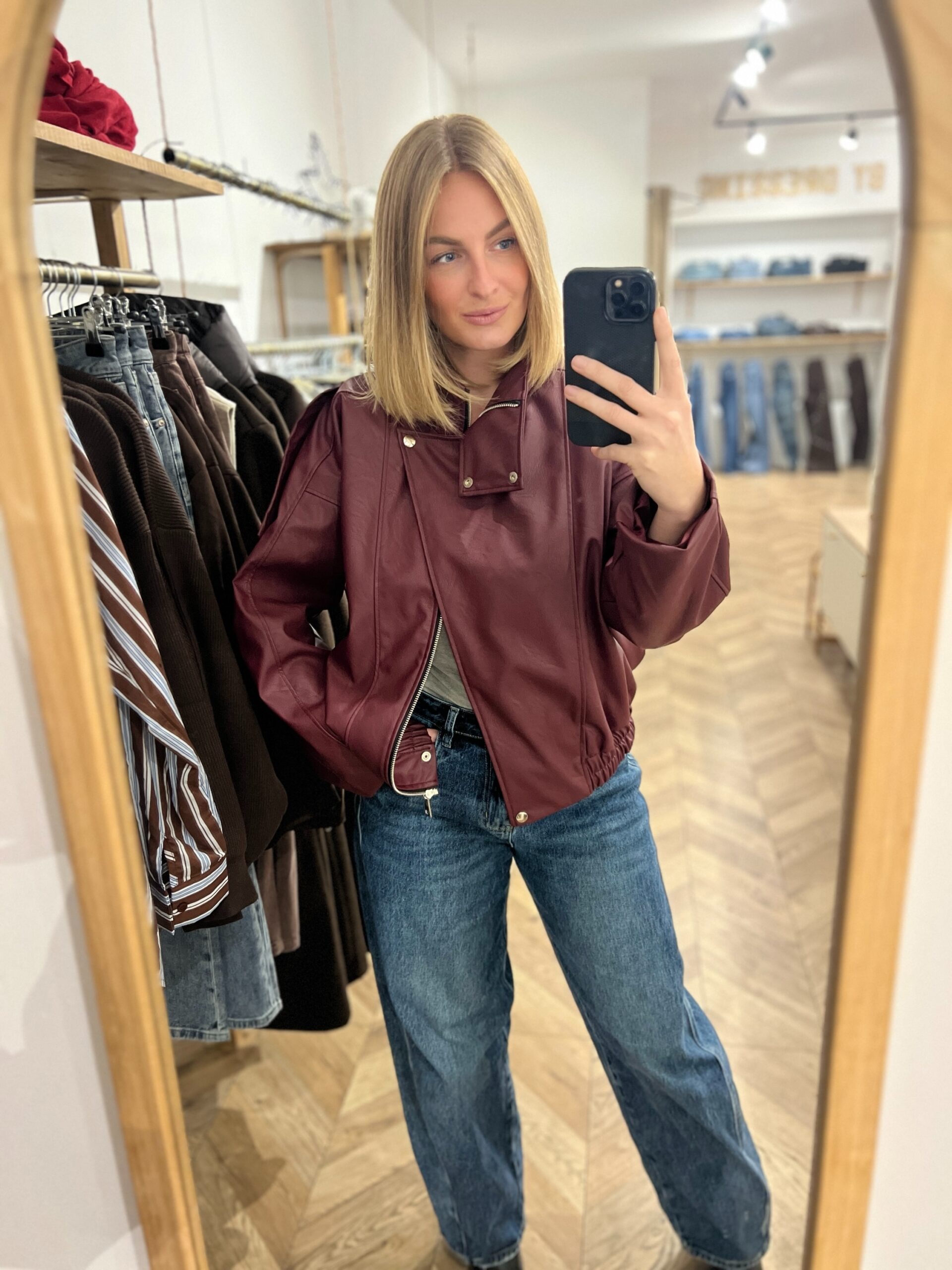 JOY BURGUNDY – VESTE