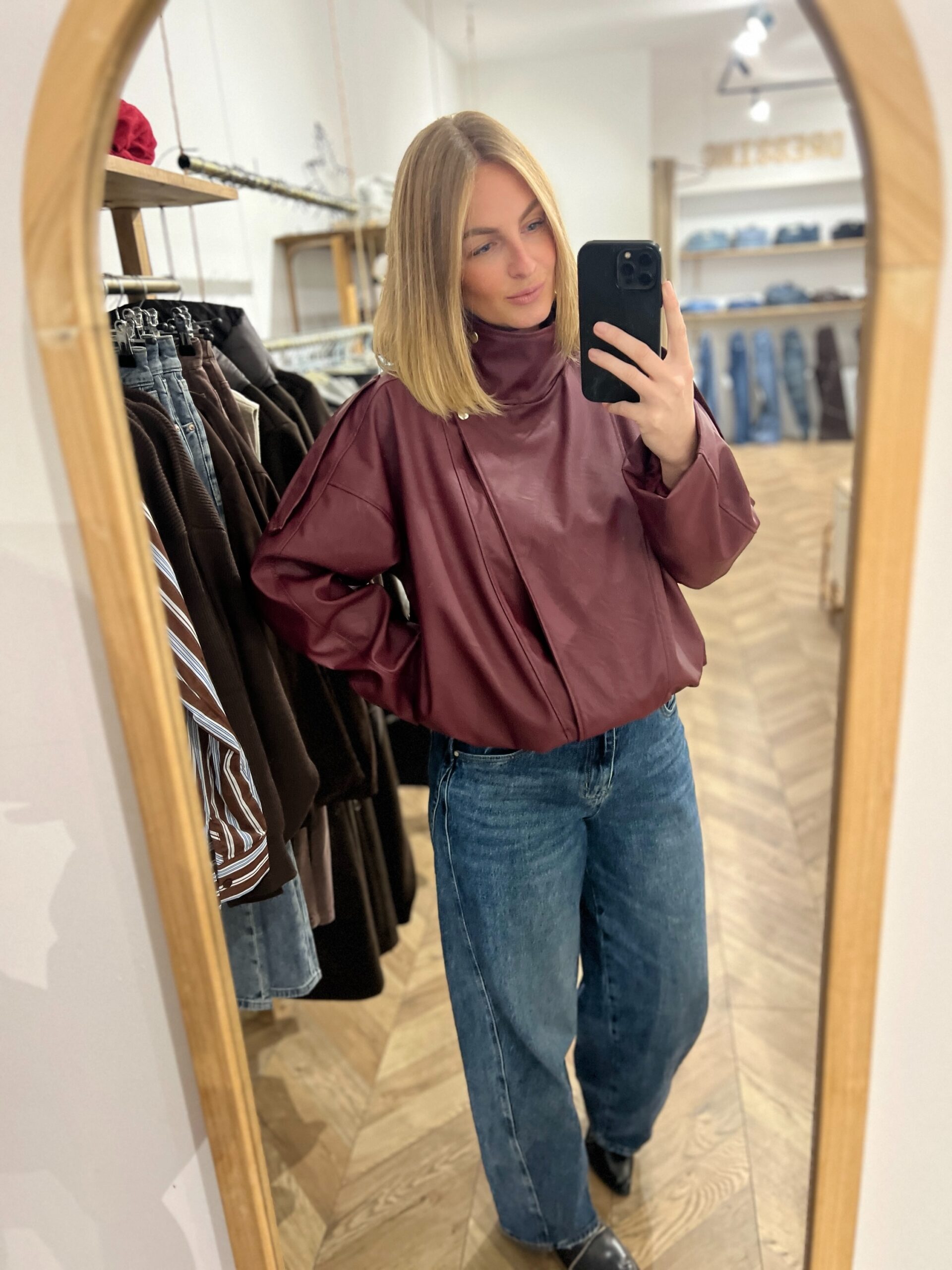 JOY BURGUNDY – VESTE