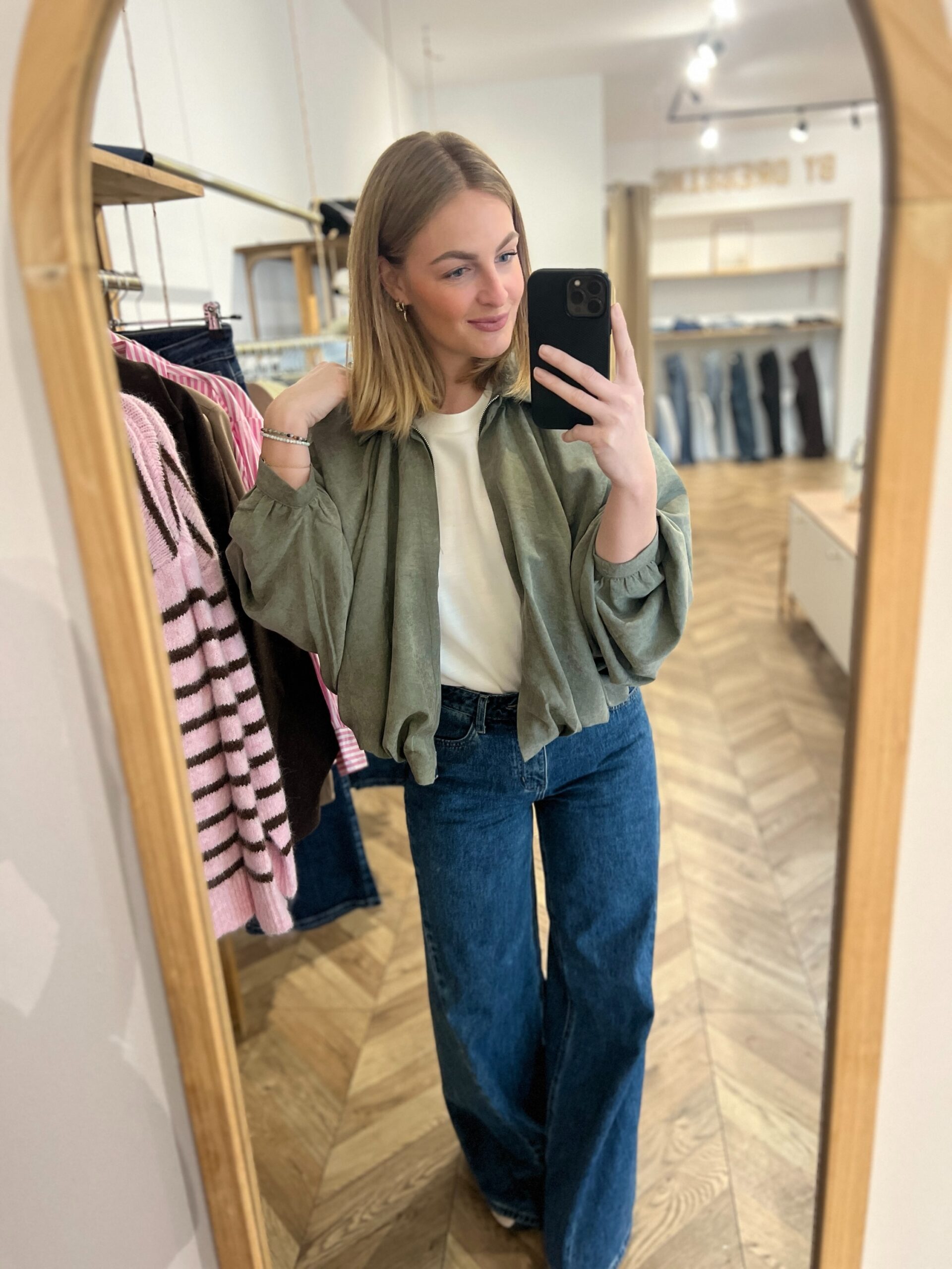 TOMY KAKI- BLOUSE/VESTE