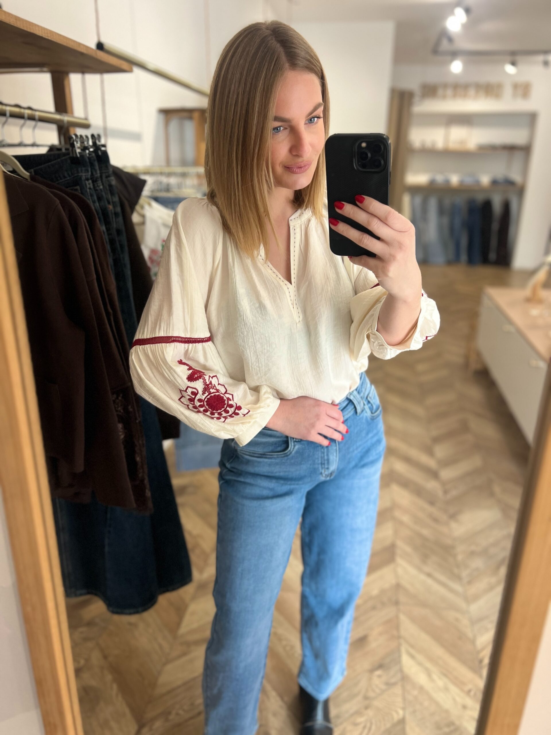 JOANE ÉCRU – BLOUSE