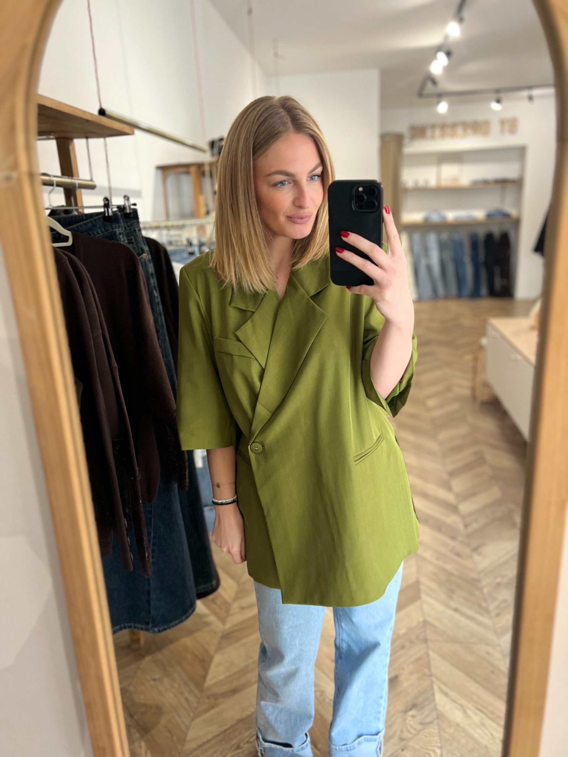 SOLENE VERT – BLAZER