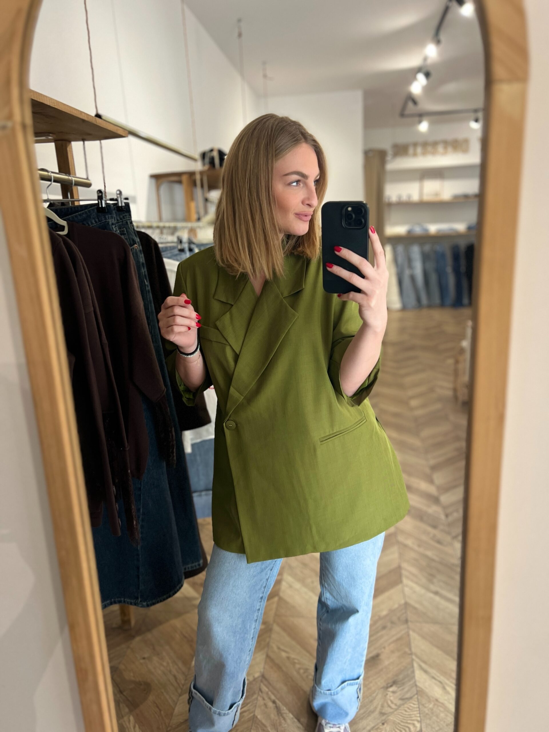 SOLENE VERT – BLAZER