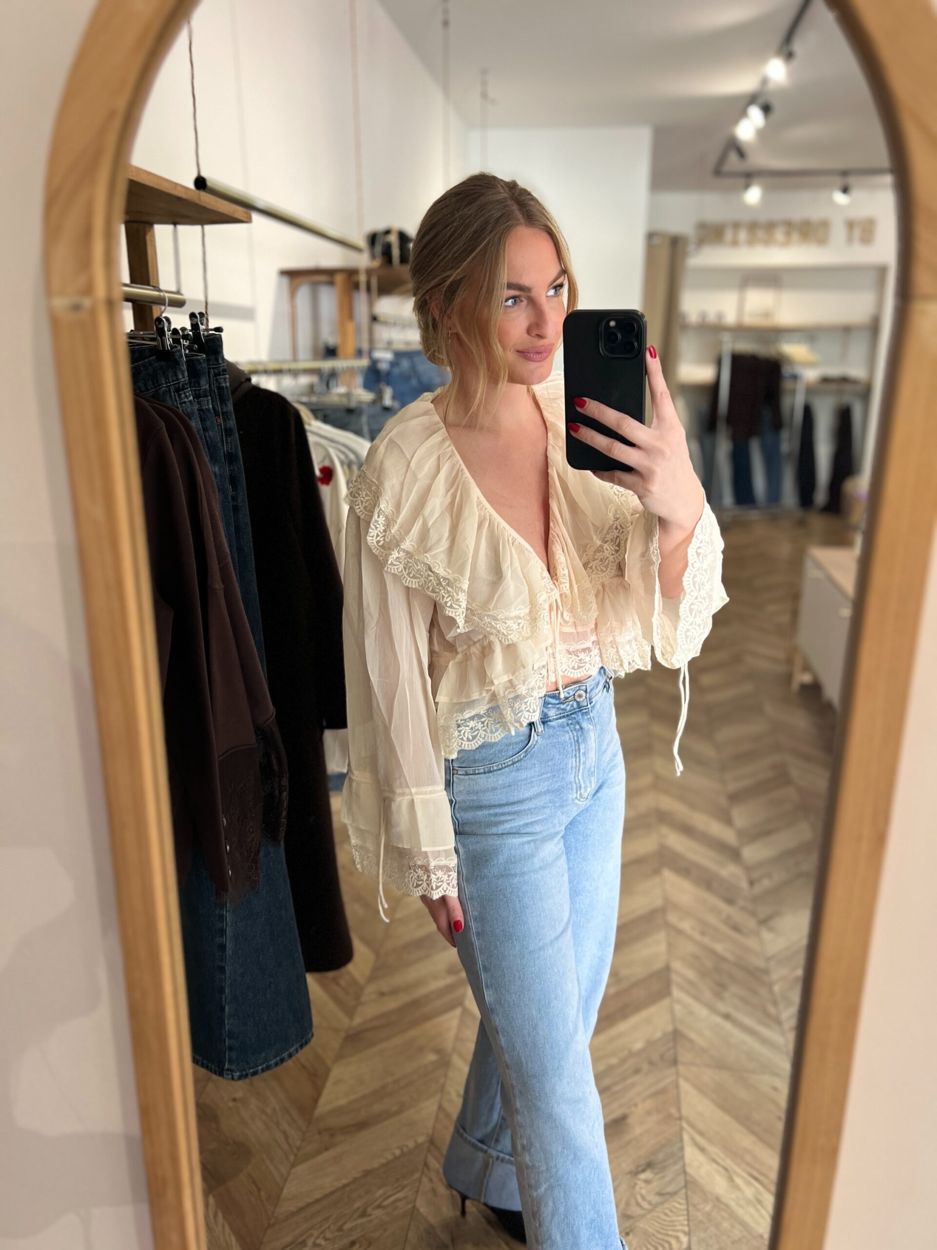 MOLLY ÉCRU – BLOUSE