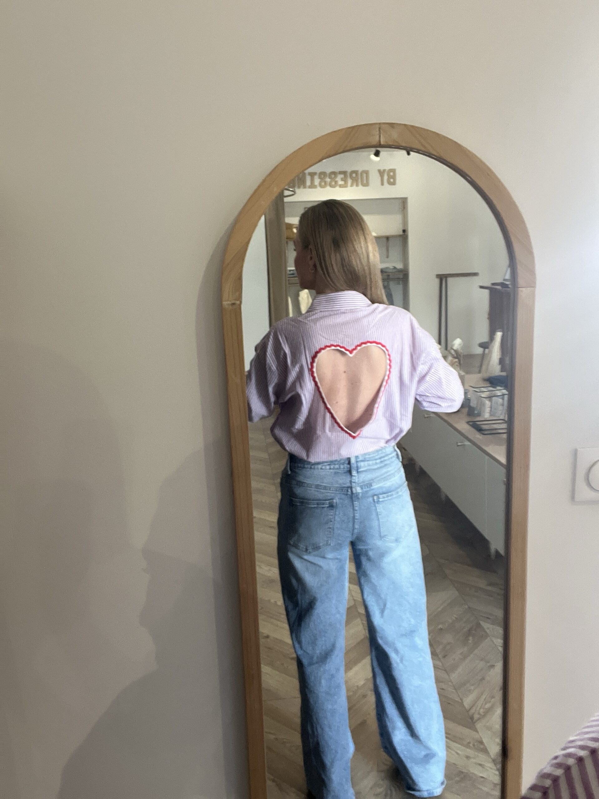 SCARLETTE PARME – CHEMISE CŒUR