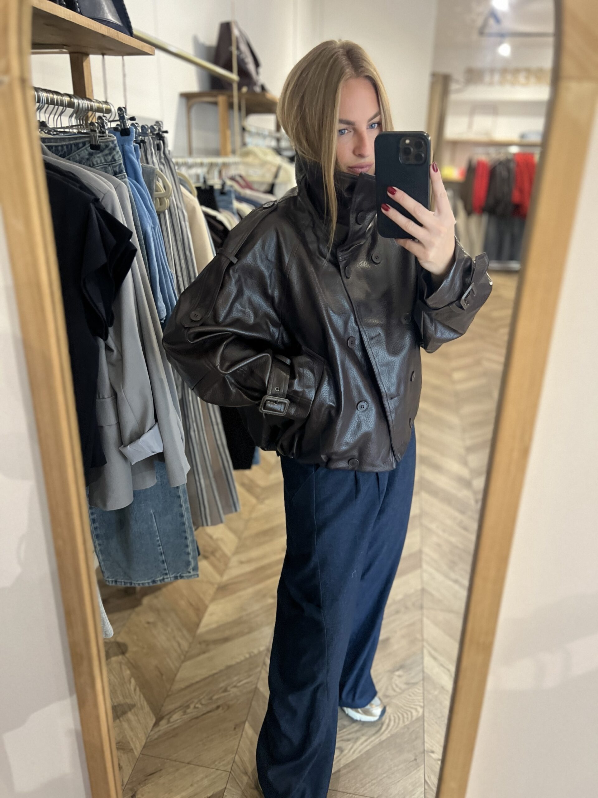 LOUISE VESTE – CHOCO